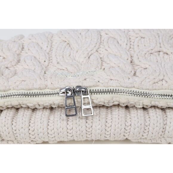 Zadig & Voltaire Rock Knitted Ivory Macramé Chain Shoulder Bag - Picture 11 of 16